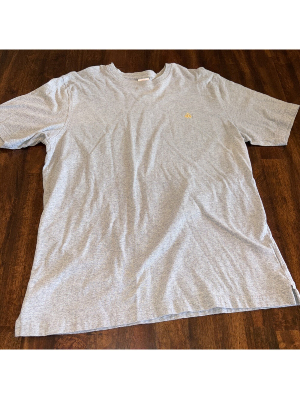 Brooks Brothers T Shirt Adult Size Large Gray 1818 Short Sleeve Cotton